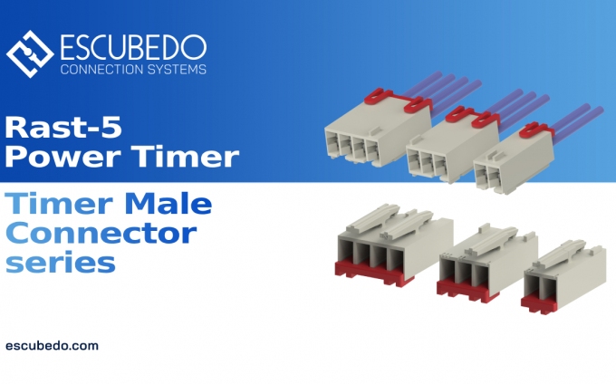 Nueva serie Rast-5 Power Timer / Timer Male Connector